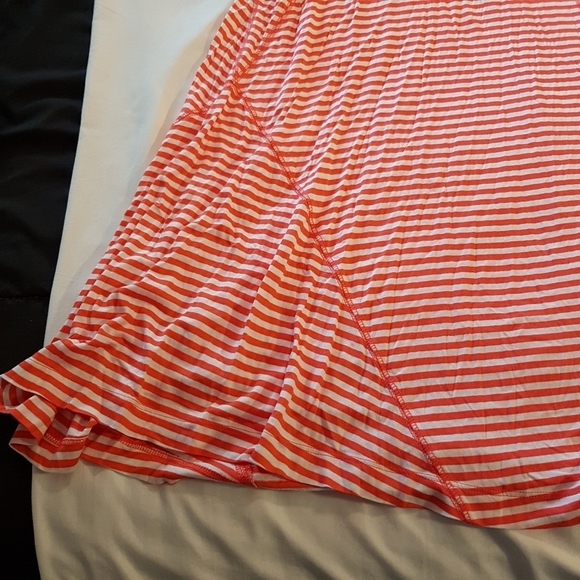 GAP women's size Medium striped tank maxi dress, orange & white. NWT - Picture 2 of 7